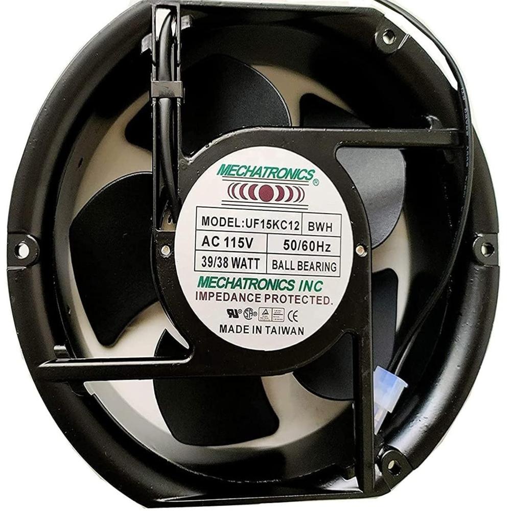 Mechatronics UF15KC12 BTX 115V AC 39/38W DC Brushless Air Cooling Fan 3400RPM 17255mm 2Wire (Metal)
