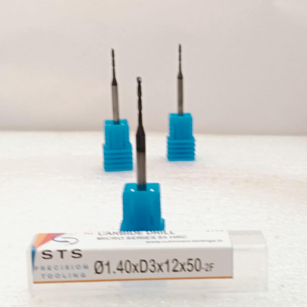 Micro Drill 1.4xD3x12x50L 55 HRC