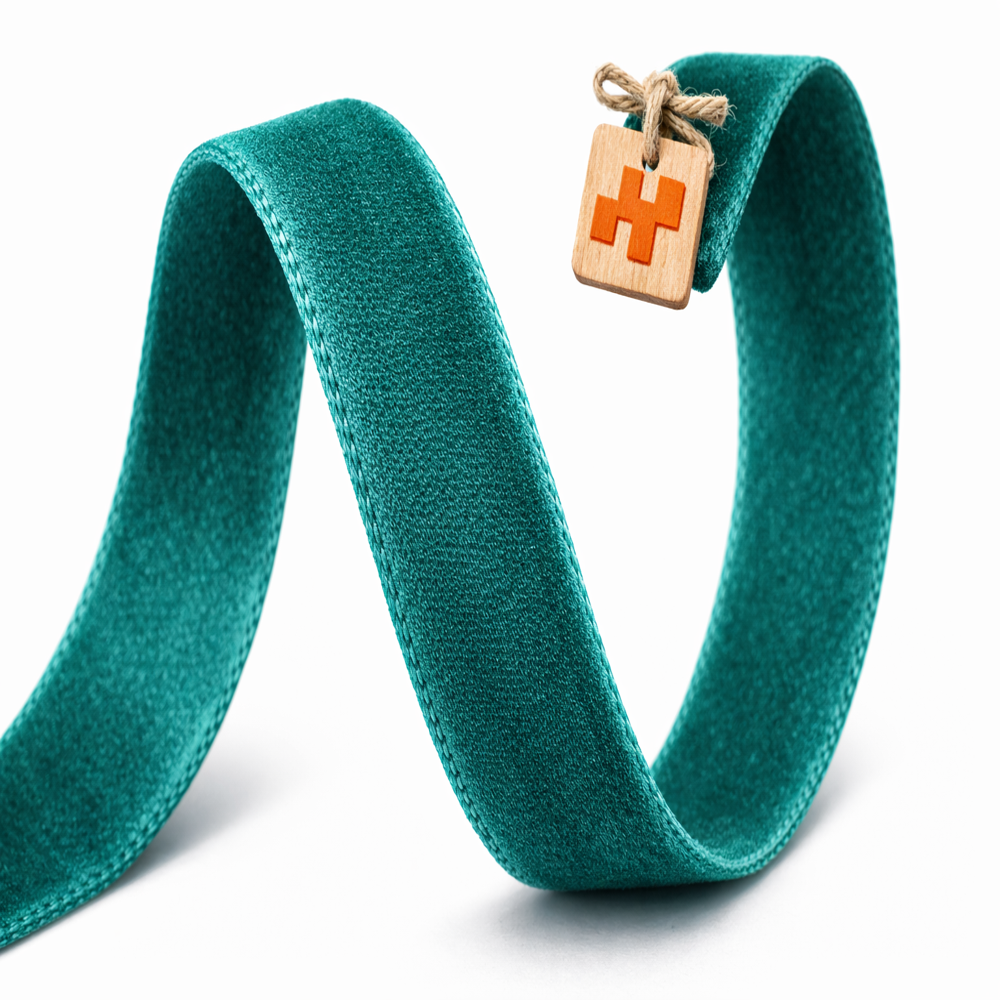 Premium 15mm Single side Velvet Ribbon