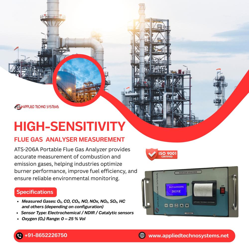 Portable Stack Gas Analyzer - Accuracy: +2  %