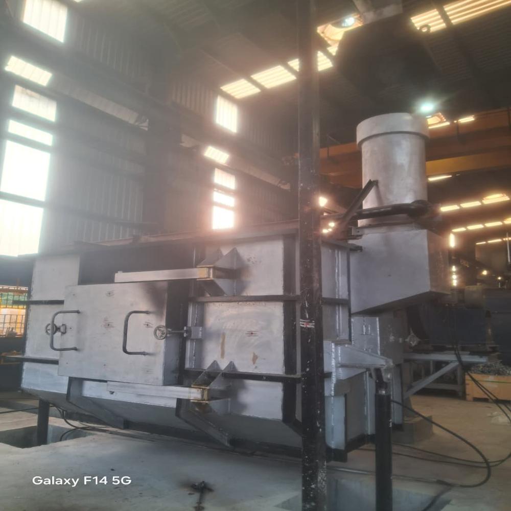 Aluminium melting skelner furnace