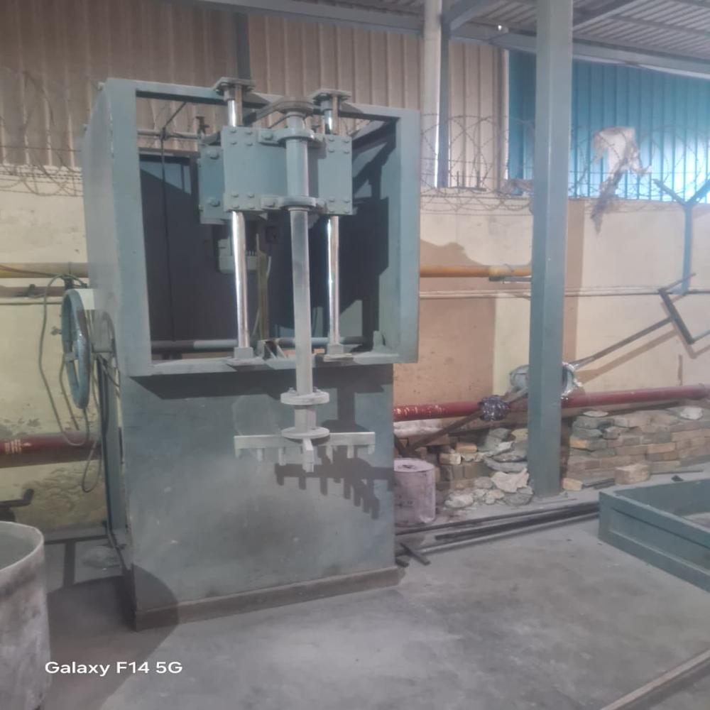 Aluminium hot dross processing machine
