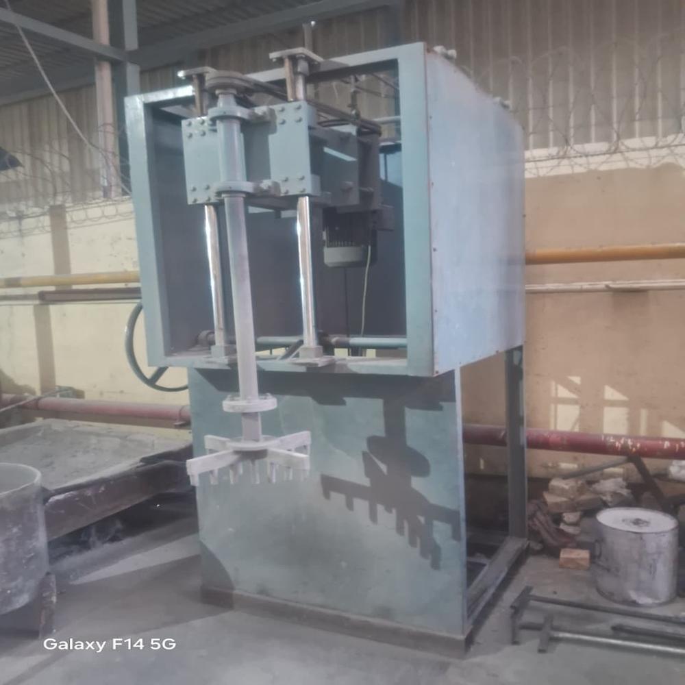 Aluminium hot dross processing machine