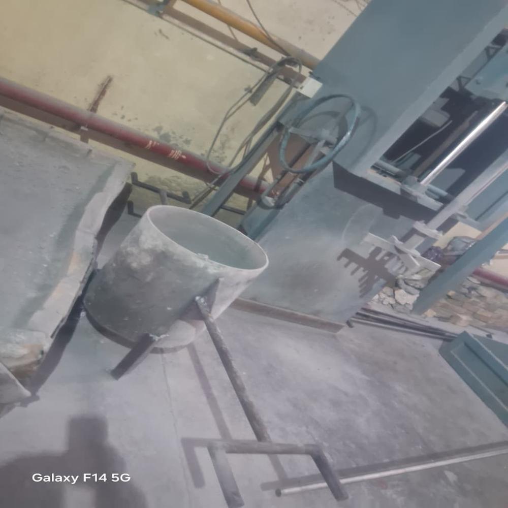 Aluminium hot dross processing machine