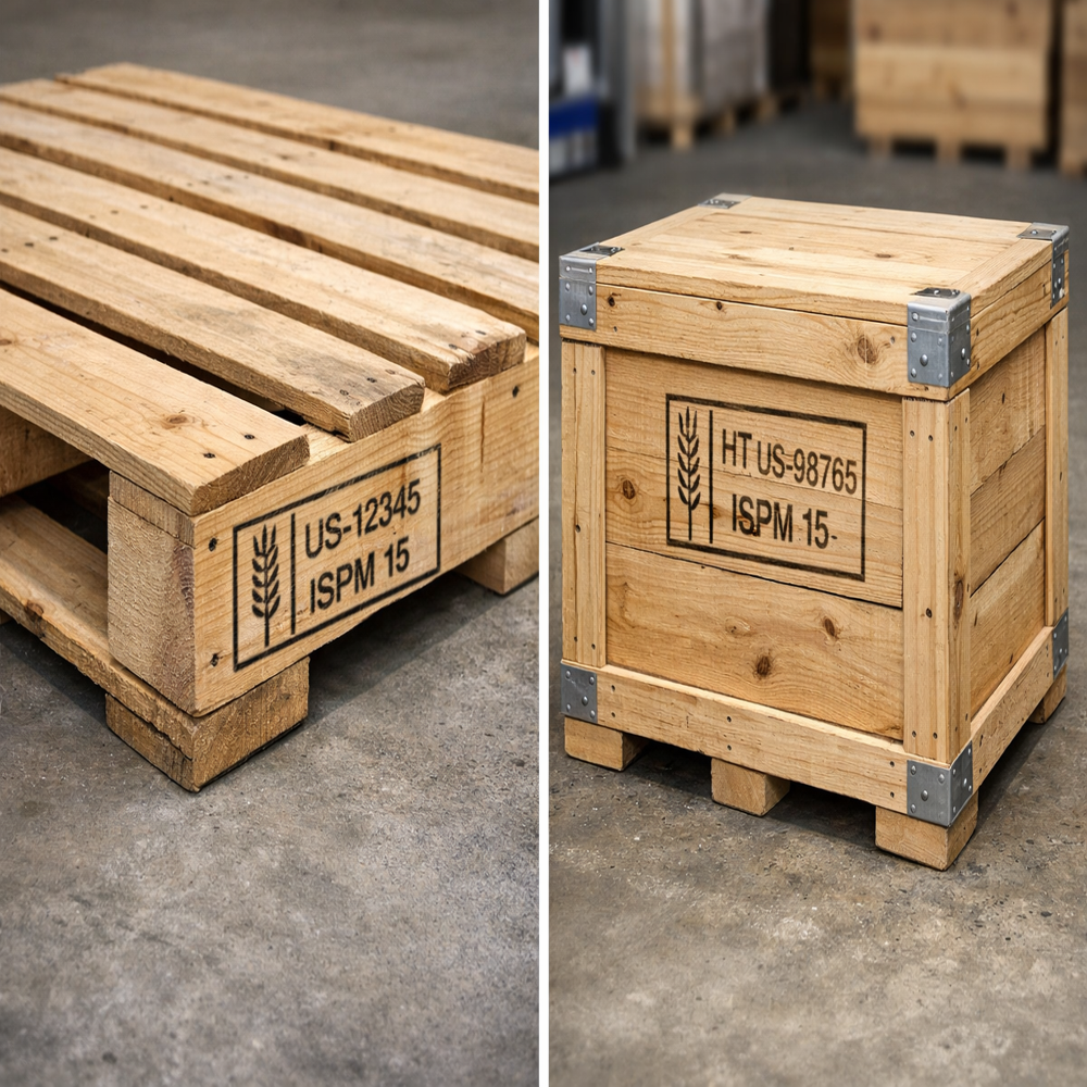 ISPM 15 Mark Wooden Pallets