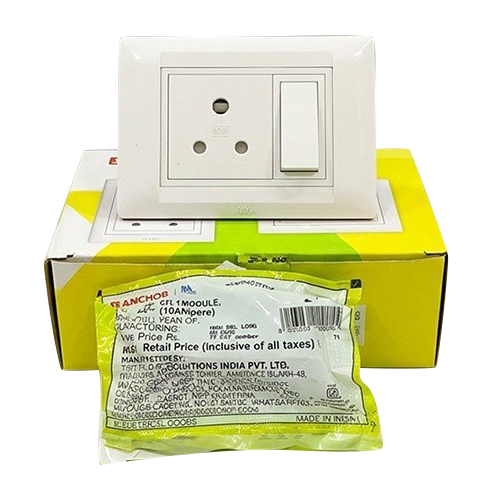 10A White Modular Switch