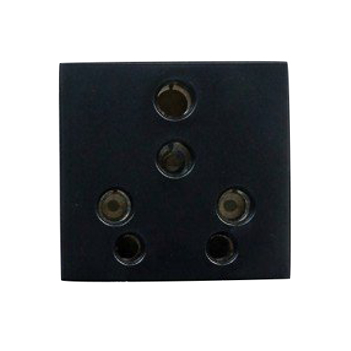 25A Black Electric Socket