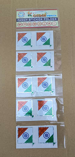 Fancy Indian Flag Sticker
