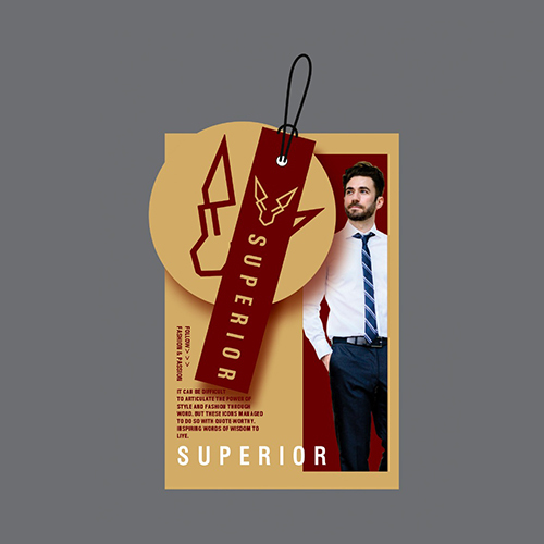 Mens Wear Cloth Tag