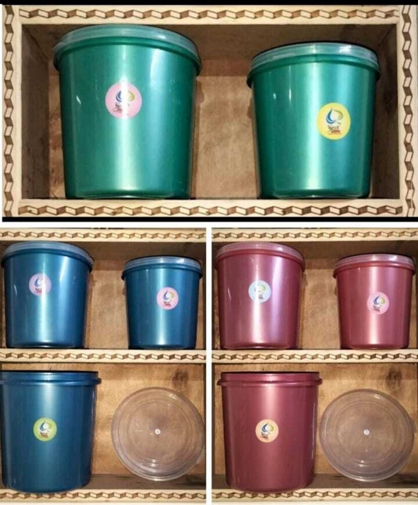 Rangila Plastic Container Set - Capacity: Varied (Set Of Multiple Sizes)