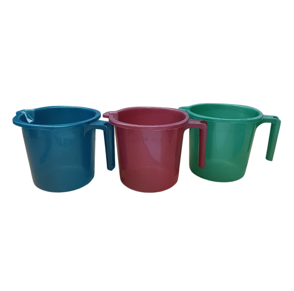 1 Litre Fancy Mug - Color: Transparent Blue