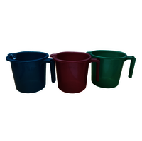 1 Litre Fancy Mug - Color: Transparent Blue