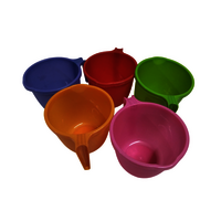 Plastic Bath Mug - Color: Blue