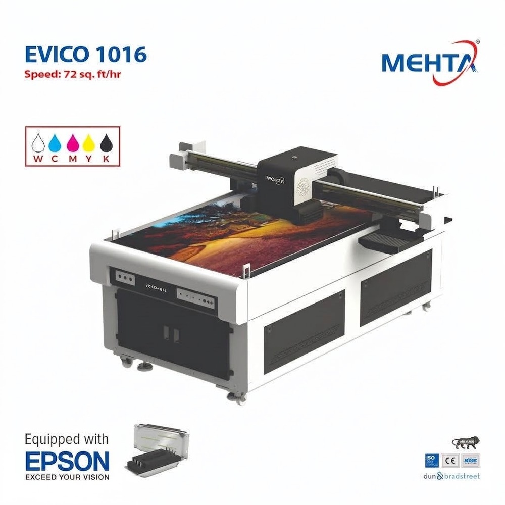 Mehta Evico-1016 Uv Digital Printing Machine - Automatic Grade: Automatic