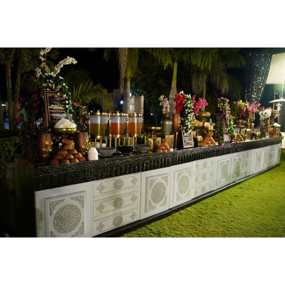 Decorative Catering Counter - Material: Stainless Steel