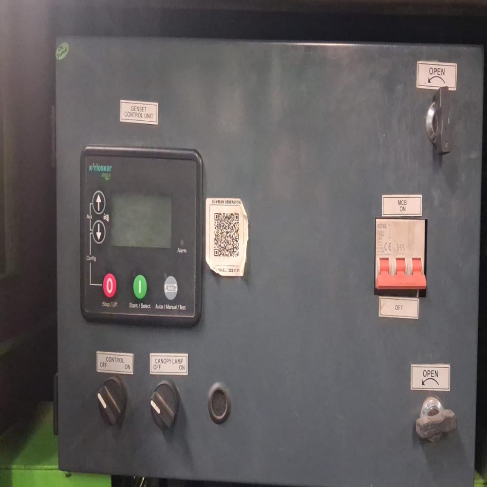 15KVA Kirlosker 2022 model Used Generator