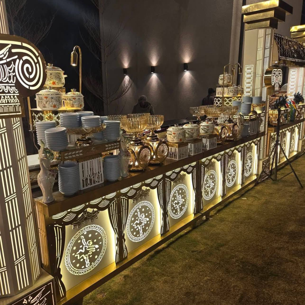 Luxury led catering or buffet counter