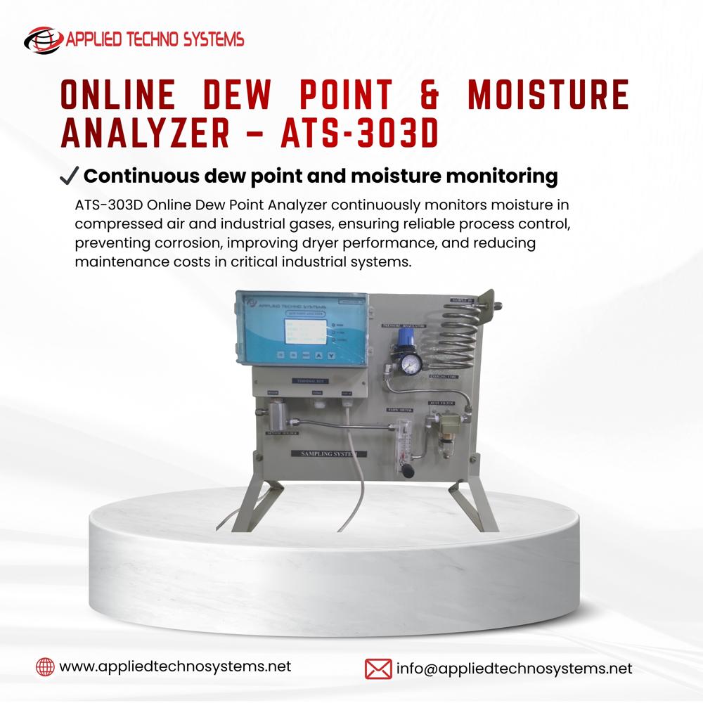 Process Dew Point Meter - Aluminum Material, Standard Size, Grey Color | Industrial Usage, Accurate To +/- 1%, 12 Kgf/cm2 Pressure, 220 Volt Voltage