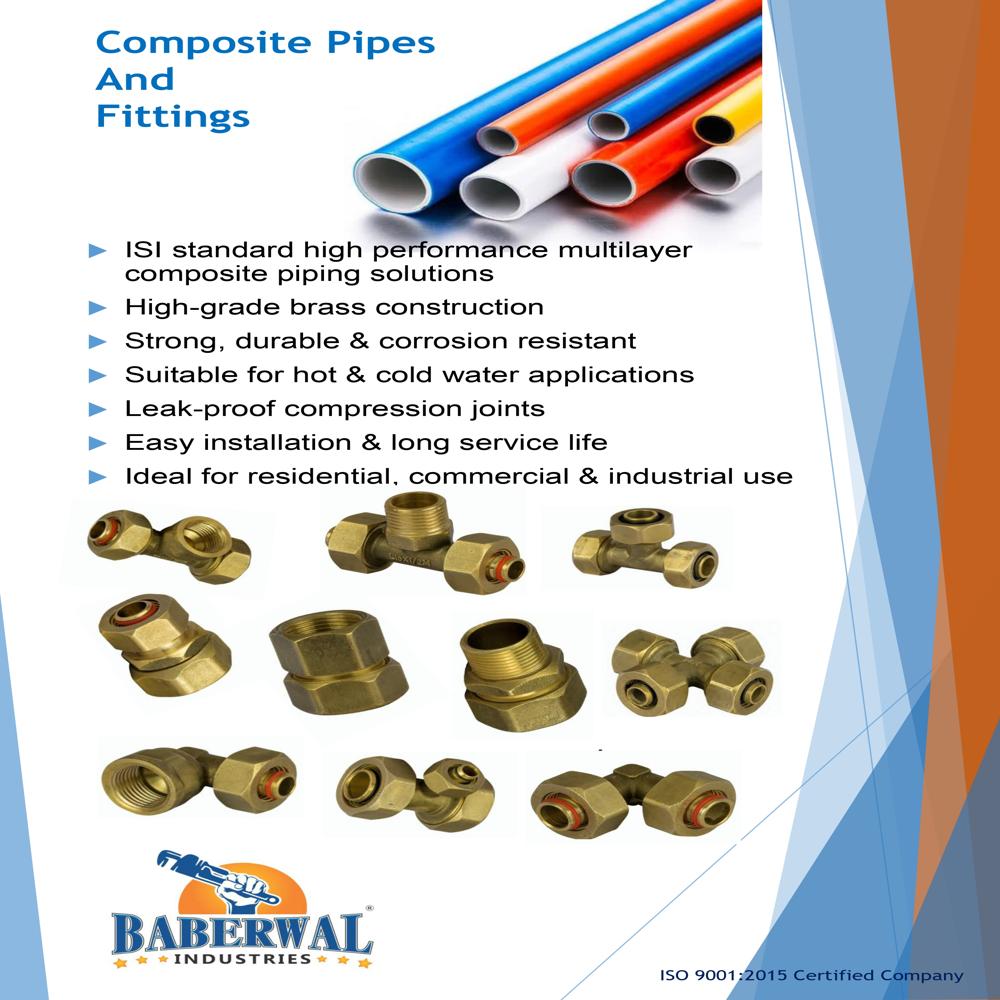 Composite Piping System - Application: Hot & Cold Water Supply