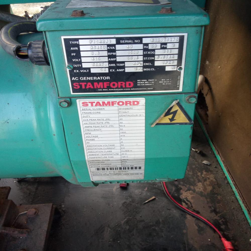 40 KVA Cummins 2010 Model Used Diesel Generator