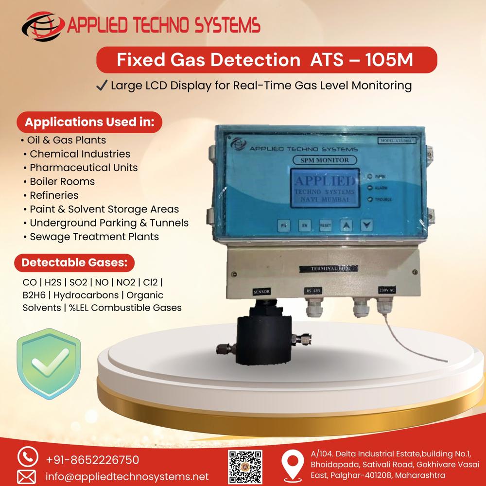 Fixed Ammonia Gas Detection System - Accuracy: +/-2 %