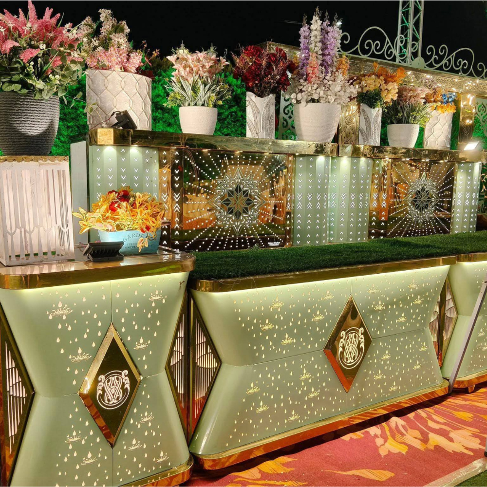 Catering buffet counter