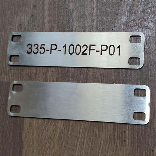 Blank And Laser Marked Metal Tags