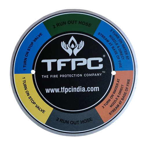 UV Print Aluminum Metal Label For Equipments