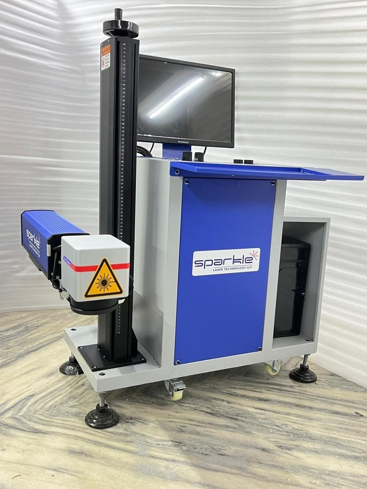 360 Sparkle Laser Marking Machine For Machine Parts