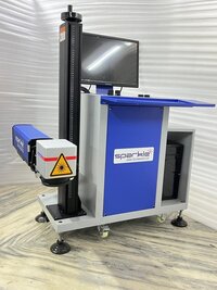 360 Sparkle Laser Marking Machine For Machine Parts