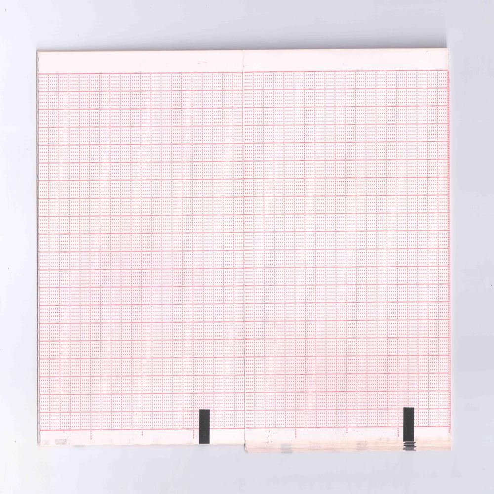 Ecg Paper - Color: Orange