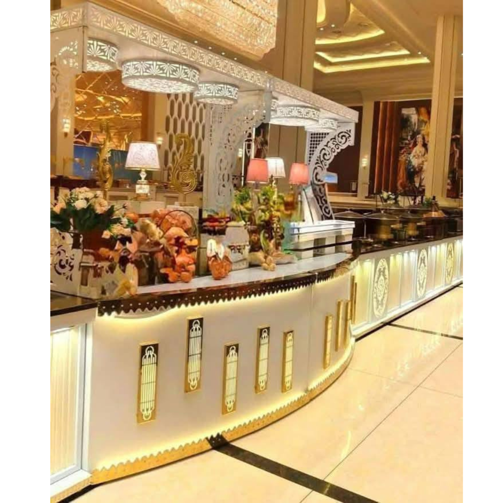 Wedding catering buffet food counter