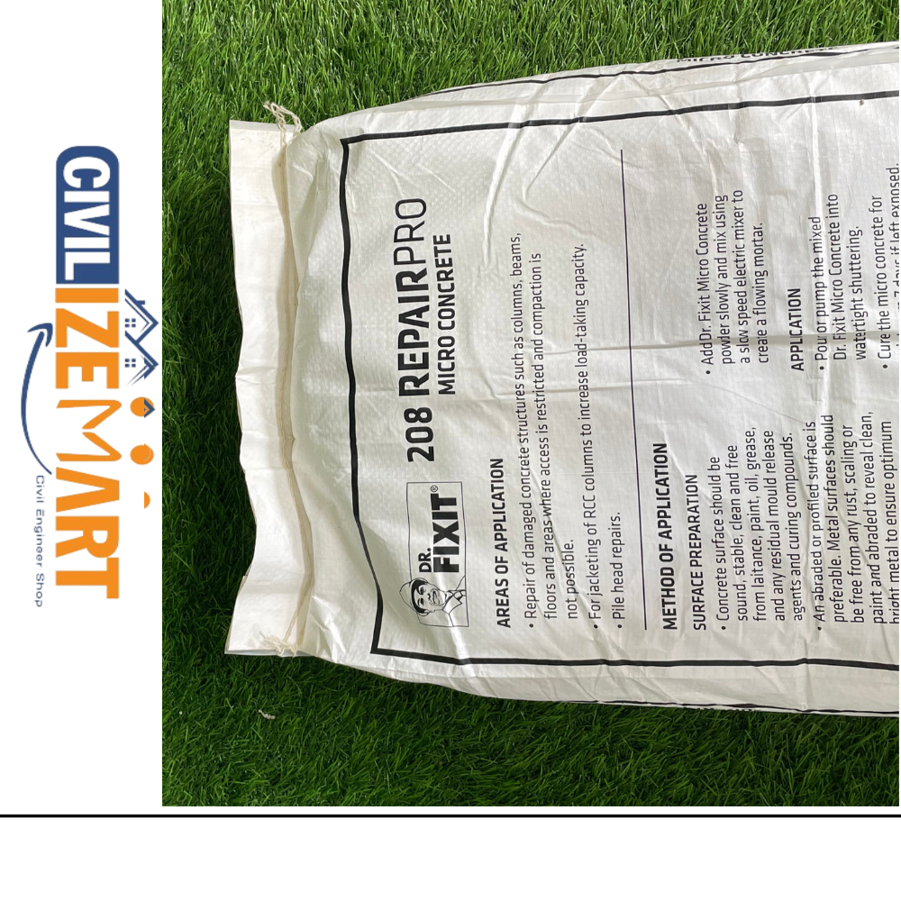 DR.FIXIT MICRO CONCRETE (25KG) FOR INDUSTRIAL FLOOR AND COLUMN REPAIR