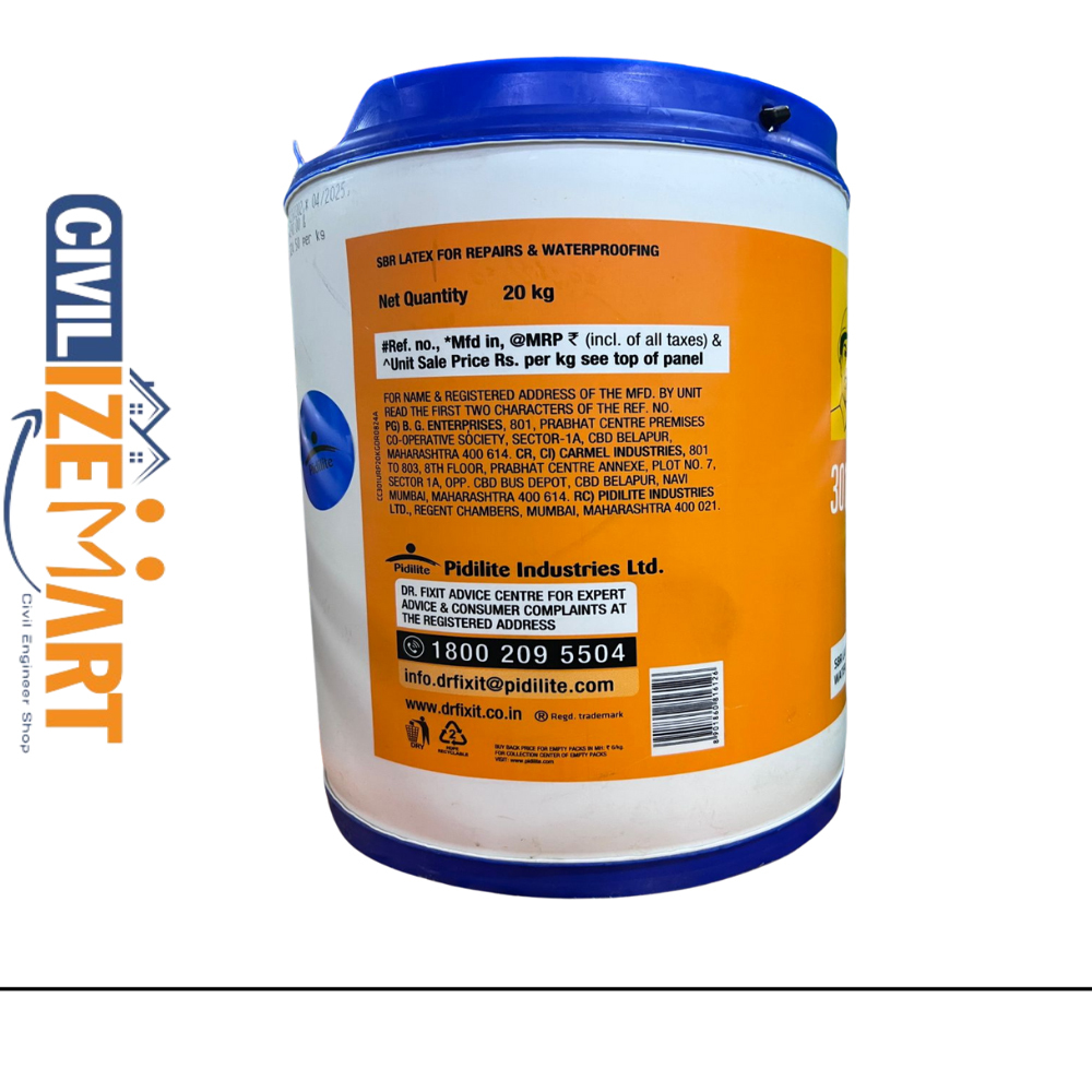 DR.FIXIT 301 SBR LATEX PIDICRETE URP , SBR LATEX FOR WATERPROOFING & REPAIRS