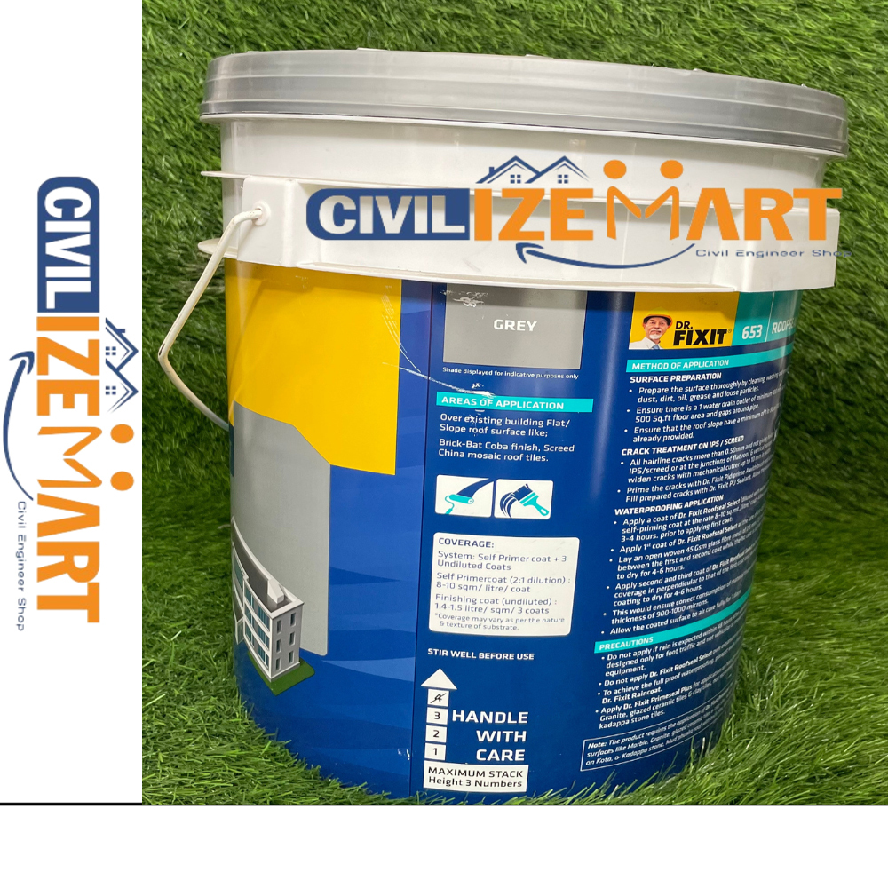 DR.FIXIT ROOFSEAL SELECT (10Y) GREY (20L)