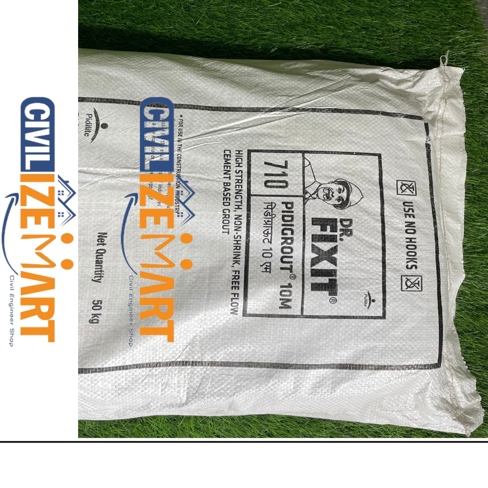 DR.FIXIT PIDIGROUT 10M CEMENTITIOUS GROUT (50KG) - GREY,NON-SHRINK,HIGH EARLY STRENGTH FLOWABLE