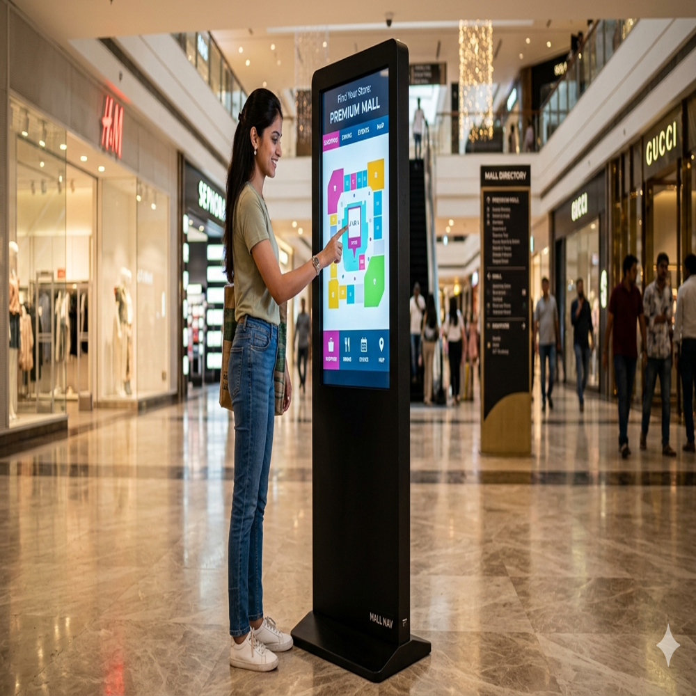 Touch Screen Digital Standee 32 Inch - Aspect Ratio: 16:9