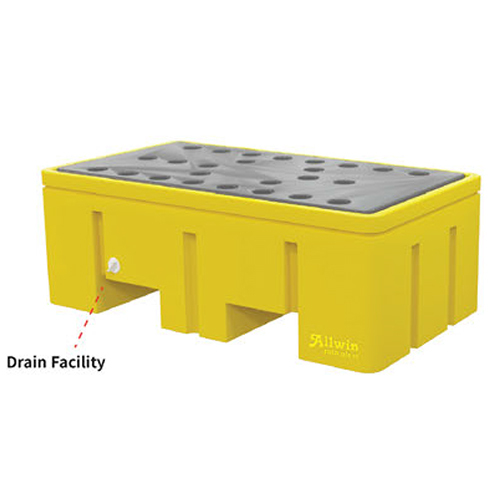 2 Drum Pallet Double Wall