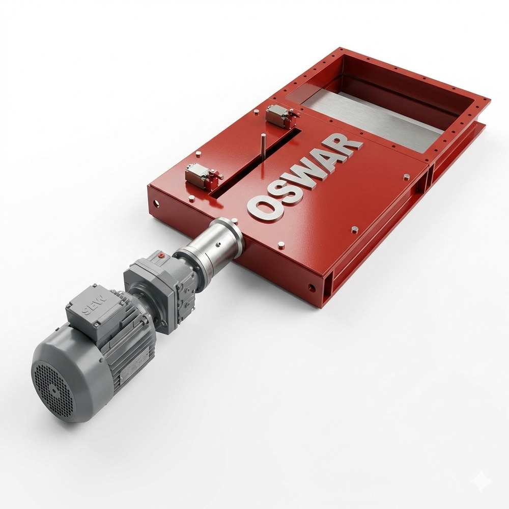 Motorized Slide Gate Valve Square