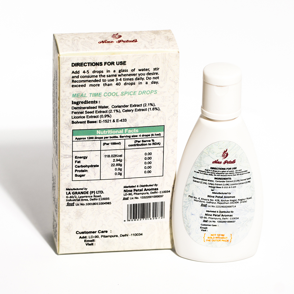 Meal Time Cool Herbal Nutraceutical - Dosage Form: Liquid