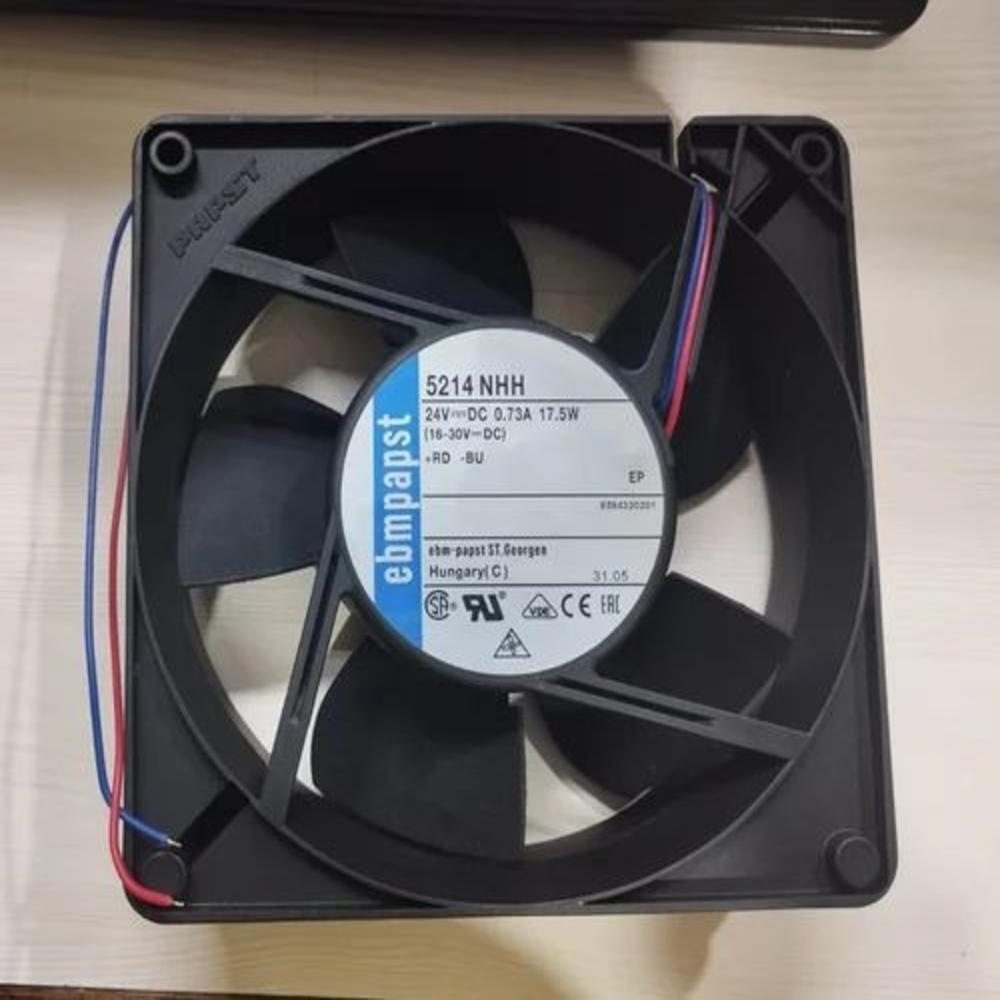 EBMPAPST 5214 NHH 24V DC 0.73A 17.5W 8025mm Ball Bearing Industrial Axial Cooling Fan