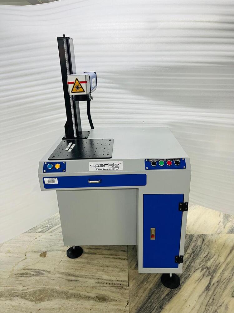 Hardware Laser Marking Machine - Color: Blue