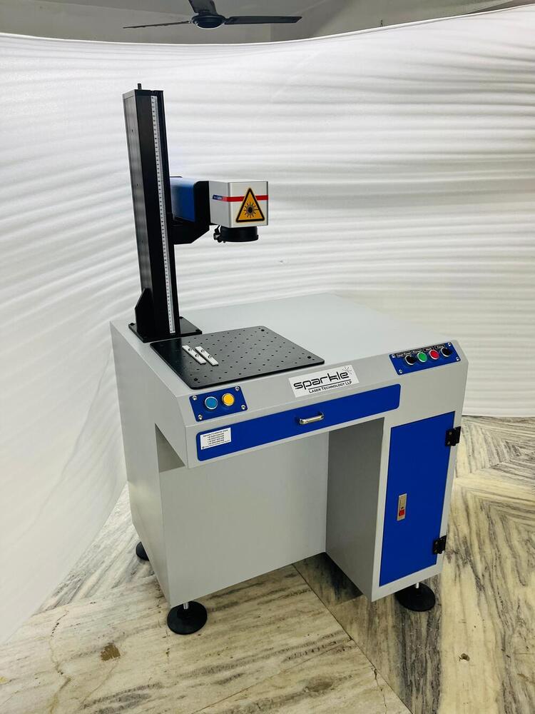Hardware Laser Marking Machine - Color: Blue
