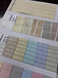 cotton linen checks and stripe