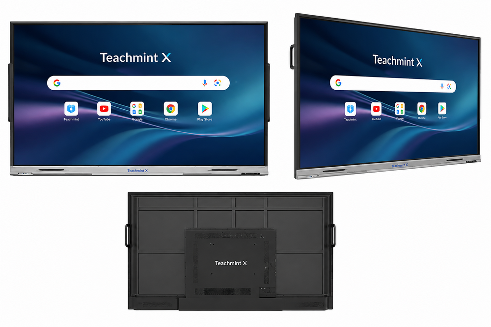 Teachmint X 75 Plus - Material: Aluminium Alloy + Tempered Glass