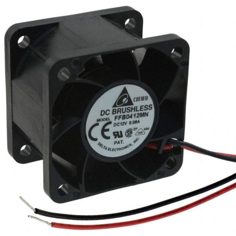 DELTA FFB0412MN 12V DC 0.08A 4010mm Ball Bearing Industrial Axial Cooling Fan