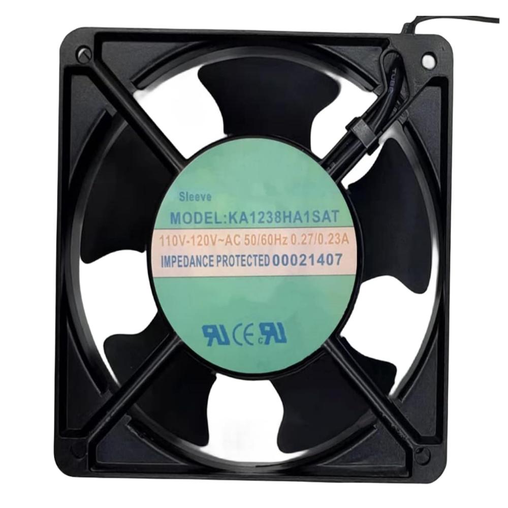 KAKU KA1238HA1SAT 110/120V AC 0.27/0.23A 12038mm Ball Bearing Industrial Axial Cooling Fan