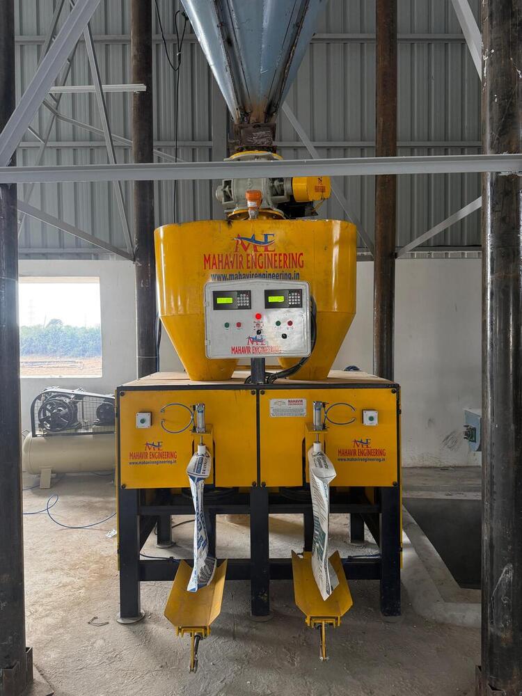 Double Nozzle Valve Bag Powder Packing Machine