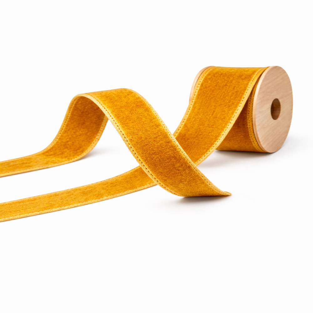Premium 50mm Single side Velvet Ribbon