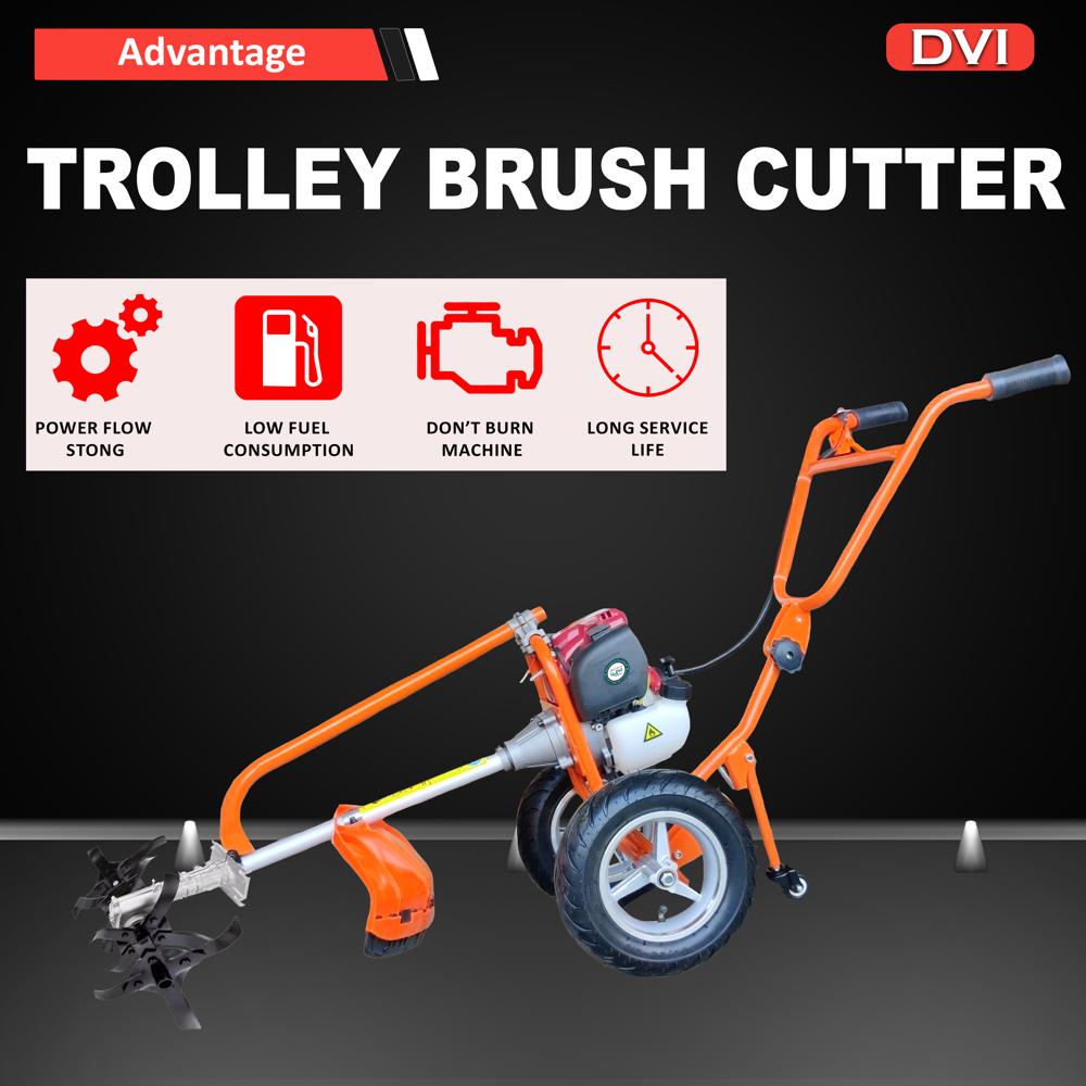 Brush Cutter With Wheel